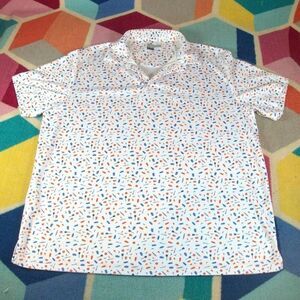 Draft ListingPGA TOUR Men's Airflux BBQ Conversational Polo Shirt‎ Size XXL